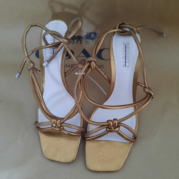 New SCHTUZ Belize Strappy Tie Sandals - Picture 3 of 7